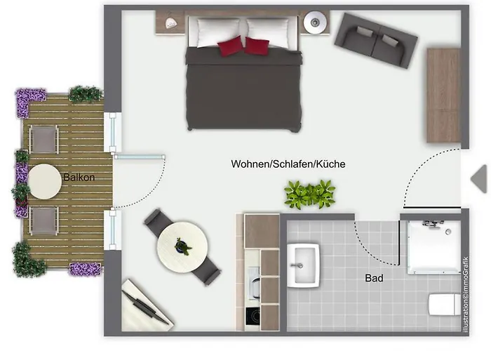 Strandvilla Krabbe 14 公寓